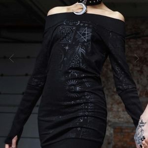 Killstar Unholy Sabbath Sweater Dress XXL